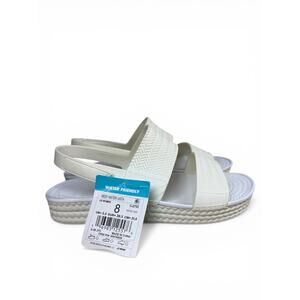 Size 8 Reef Water Vista Sandals White Water Friendly Slingback Comfort